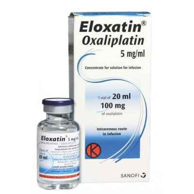 ELOXATIN ® 100 MG / 20 ML ( OXALIPLATIN 5 MG / ML ) CONCENTRATE FOR SOLUTION FOR IV INFUSION VIAL